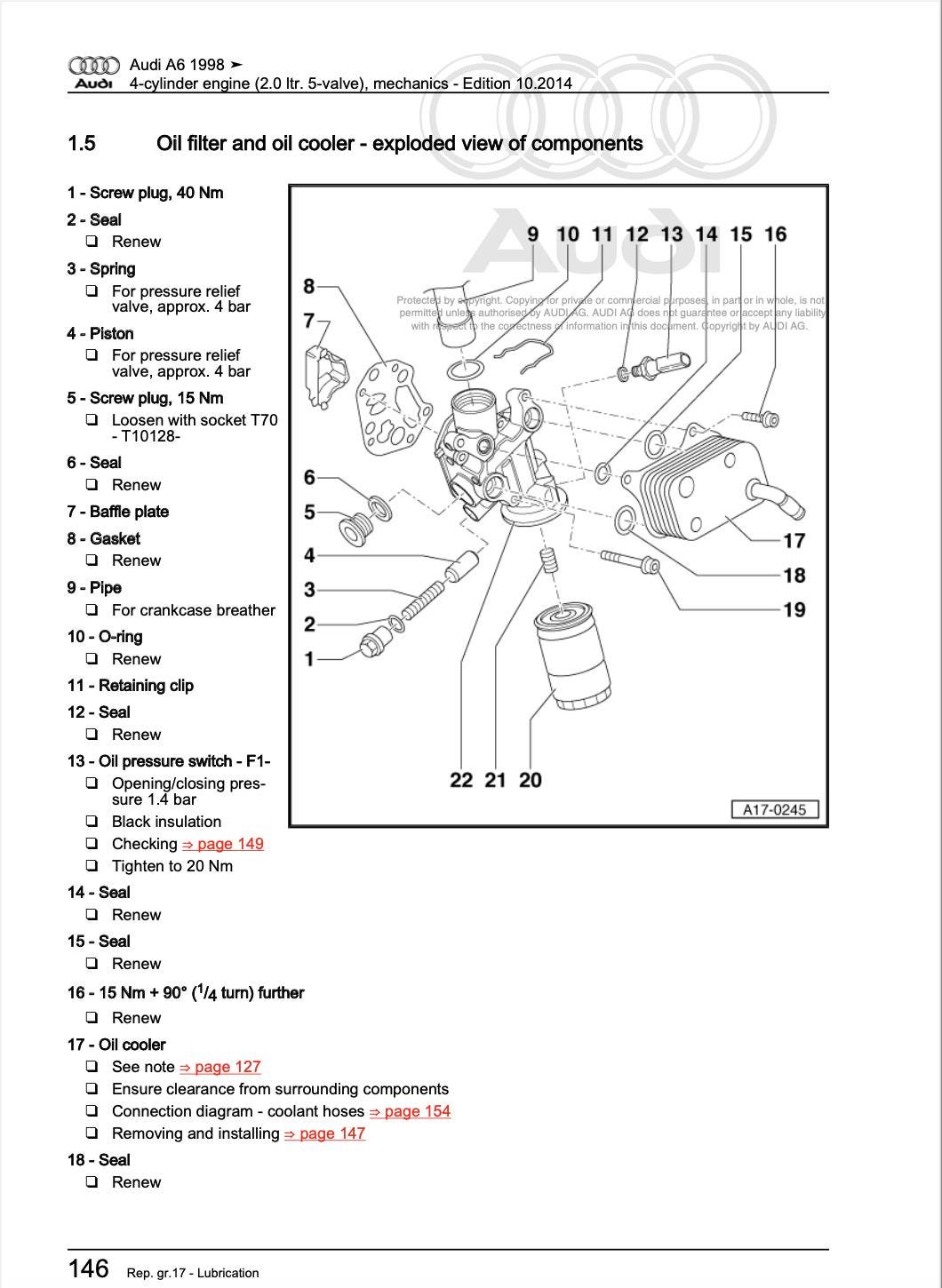 Audi A6 (1997-2005) Comprehensive Digital Service & Repair Workshop Manual PDF