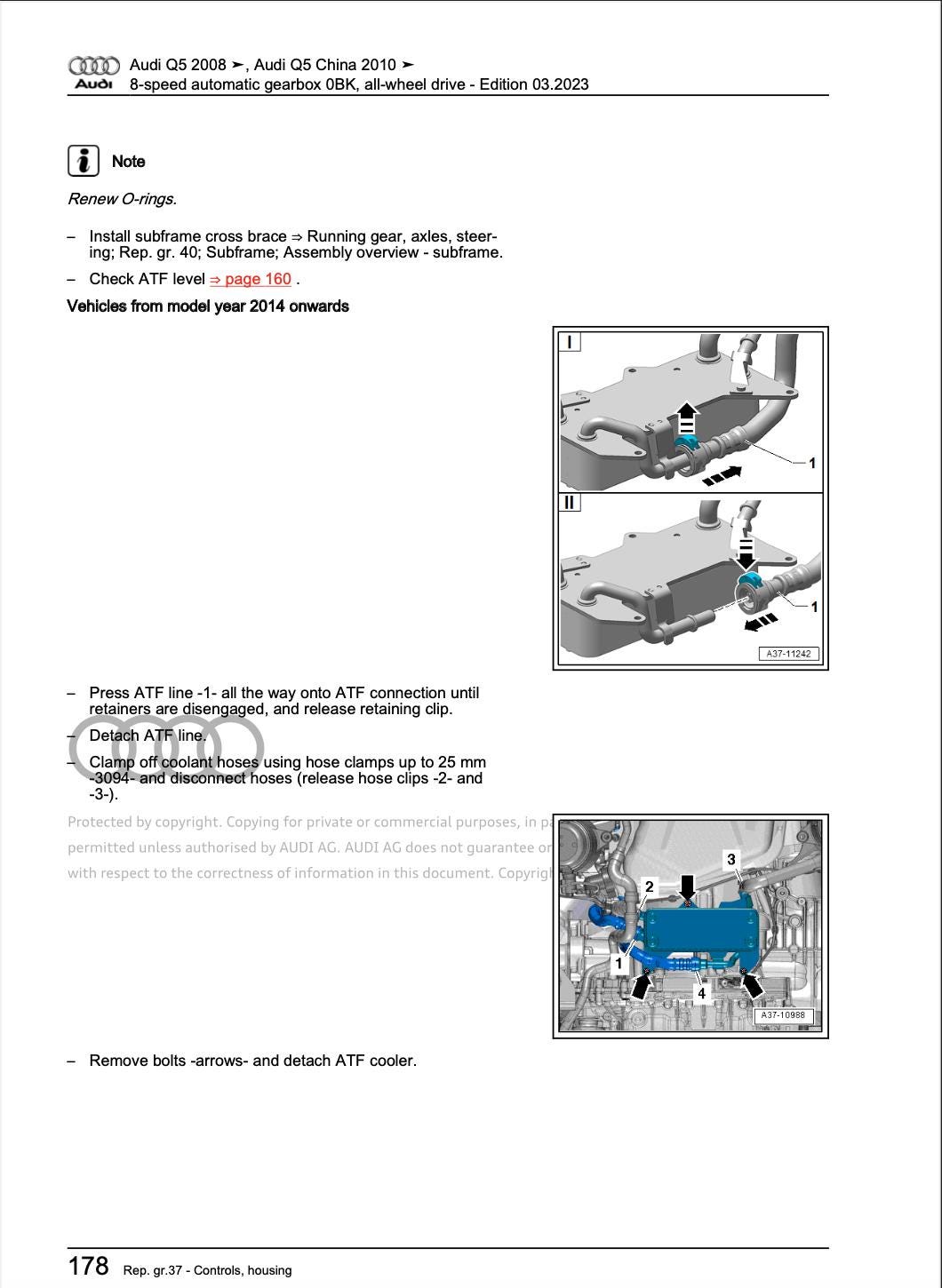 Audi Q5 2008-2012 Complete Workshop Repair Service Manual PDF Download