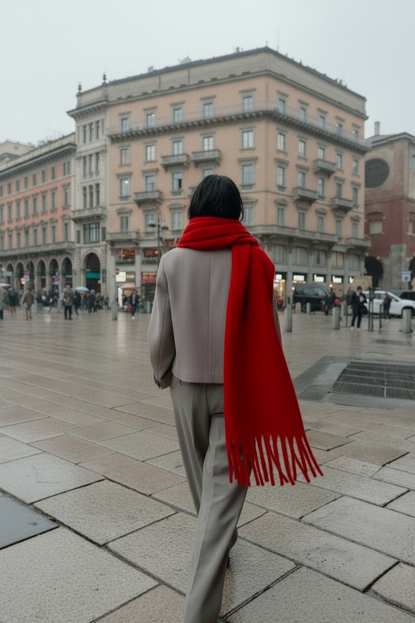 Walking in European Street